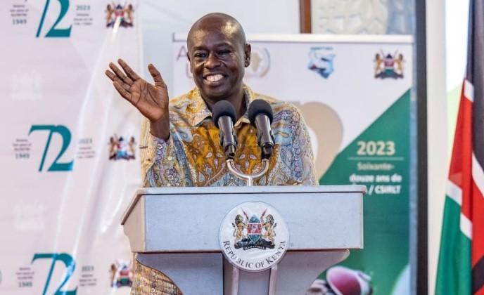 DP Rigathi Gachagua at PrideInn Hotel in Mombasa County.